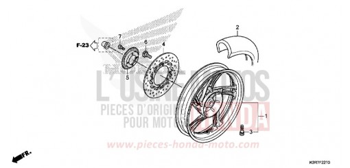 REAR WHEEL SH150ADL de 2020